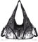 Angel Kiss Damen Schultertasche Hobo Tasche Umhängetaschen Schlusstaschen Henkeltaschen weiches PU Leder mit Reißver Handtasche Viele Fächer tolle tasche für Frauen Grau