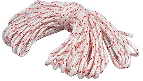 TOPINCN Starter Rope,10M Nylon Starter Rope Lawn Mower Chainsaw Trimmer Starter Rope Pull Cord Replacement fit for STIHL HUSQVARNA(4.5mm)
