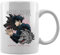 GUNMANT Megumi Fushiguro Jujutsu Character Taza Blanca De Cerámica Hogar De Oficina De La Taza Del Agua Té Café White Ceramic Mug