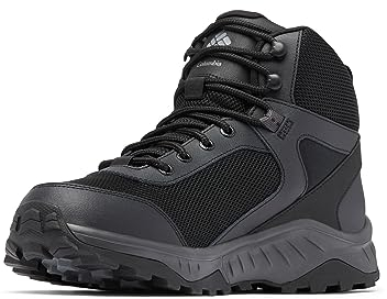 Columbia Trailstorm Ascend Mid WP, Scarponi da trekking alta Uomo, Black/Dark Grey 2023 , 44.5 EU