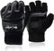 Boxhandschuhe Männer Frau Kinder Boxhandschuhe MMA Handschuhe Herren Set Boxen Trainingshandschuhe Boxhandschuhe Leicht Taekwondo UFC Halbfinger Kickboxing BoxsackHandschuhe（Schwarz,M）