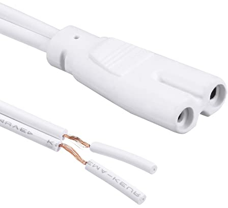 YOKIVE 10Stk LED Rohr Kabel Haus Kordel mit 2 Pin Verbinden Lampe Perfekt für Hause Büro Lagerhaus Draußen (Weiß 7.87)