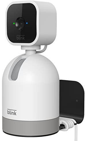 Aokicase For Blink Mini Pan-Tilt Camera Wall Mount, Two Installation Modes, Camera on Walls or Ceilings, Offers a Wider Perspective, Wall Mount Made of Stainless Steel (1 Piece, Black) JB06