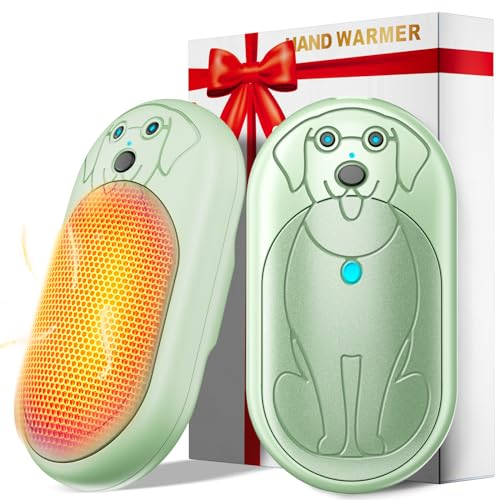 Electric Hand Warmers Rechargeable 2 Pack 3000Mah*2, Portable Heater Battery Powered, Men Women Gifts for Chrismas, Outdoor Camping, Hunting
