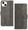 RADOO Handyhülle für iPhone 15(6,1 Zoll) Hülle Leder für Klappbar PU Leder Tasche Flip Wallet Stoßfeste Case Schutzhülle Klapphülle für iPhone 15 Hülle Lederhülle (Asche)
