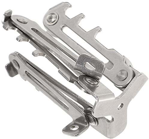 Sosoport Gas Tank Bracket Metal Brackets Tank Portable Stand Fuel Bottle Brackets Camping Gas Bottle Stand Folding Gas Tank Stands Small Gas Tank Rack Universal Aluminum Alloy Camping Stove