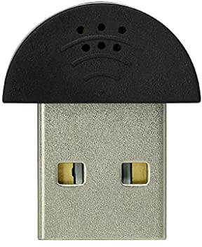Acahhotxx Mini microfono USB 2.0 per computer portatile/desktop PC Plug and for Play per videoconferenze MSN Ricerca vocale e giochi Mini USB 2.0 Microfono microfono per laptop/desktop