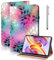 TUOLISG Funda para Samsung Galaxy Tab A7 Lite de 8,7 pulgadas 2021 Folio Flip PU Cuero Funda Galaxy Tab A7 Lite Soporte para Lápiz Stand Wallet Cover Case Tablet Funda SM-T220/T225/T227 Hoja de arce