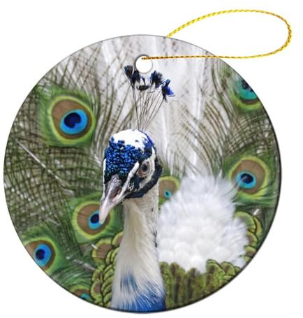 Hängende Ornamente, Bunter Pfau Weihnachtsbaum Deko Mit Seil Weihnachtsdeko Keramik Ornamente Für Deko Weihnachtsbäume