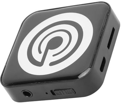 Mini Lettore MP3, Lettore Musicale Bluetooth Portatile, con Jack da 3,5 Mm, Supporto Scheda da 32 GB, Batteria da 180 MAh (BLACK)