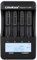 Glaxcidy LiitoKala Lii-500 Caricabatterie con Display LCD, Uscita Mobile USB 5V, Per 14550 18650 26650 Li-lion (4.2V) AA AAA Ni-MH (1.48V), Adattatore di Alimentazione Dedicato da 12V2A, 4 Vani