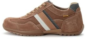 camel active Herren Sneaker aus Spaltleder mit Mikrofaserelementen