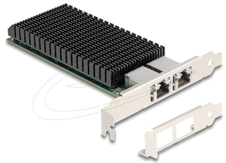DeLOCK PCI Express x8 Netzwerkkarte 10 Gigabit LAN 2 x RJ45