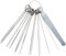 Guitar Nut Files, 3.4 Inch Metal Nut Slotting Files with 13 Sizes Grinding Needles Set Tool, Portable Guitar Repair Kit for Instrument String