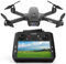 Drone GPS con Camara para Adultos y Principiantes,Pantalla HD de 4.5 Control Remoto,Drone Profesional con Seguimiento Automatico,Control de Gravedad por Gestos Retención de Altitud,Menos de 249g