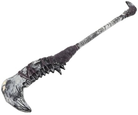 FRCOLOR Plastik-Sense-Spielzeug Für Halloween- -Requisite Gruselige Falsche Sense Skelett-Sense Cosplay-Sense-Requisite Halloween-verkleidung Zubehör