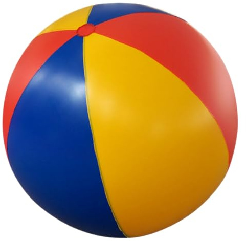 WOONEKY Aufblasbarer Großer PVC Strandball Leichtes Schwimmbadspielzeug für Erwachsene und Jugendliche Buntes Wasserspielzeug für Poolpartys und Strandspaß