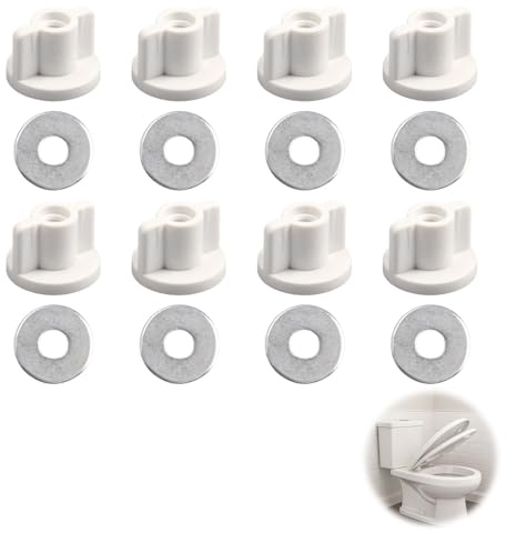 WC Sitz Befestigung von Oben, 8 Sätze