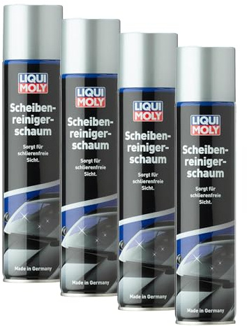 LIQUI MOLY Espuma detergente para lunetas | 300 ml | Cuidado del automóvil | 1512 (Paquete de 4)