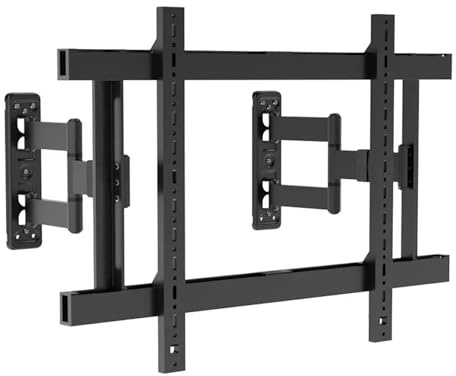 TV Wall Mount Bracket For 37-100 Inch 85 86 95 Inch Ultrathin TV Full Motion TV Frame Swivel Tilt Articulating 6 Arms