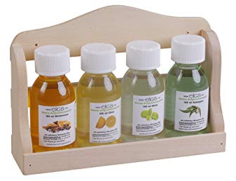 eliga Aufguss-Wandboard Holz,1er Pack (4x100ml)