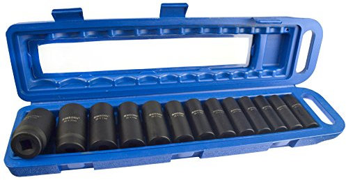 1/2 hembra profundo impacto métricas 13pcs 12 caras 13mm - 32mm en Bergen A392