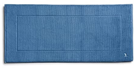 möve Superwuschel Badteppich 60 x 130 cm aus 100% Baumwolle, cornflower