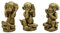 Brass Statu BS186 Chinesische Fengshui-Dekofiguren aus Kunstharz, handgefertigt