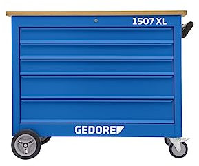 GEDORE 1507 XL 03200 Rollwerkbank mit 5 Schubladen