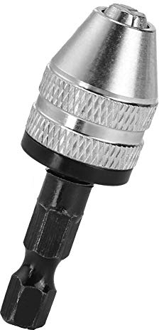 Akozon Bohrfutter, 6,5 mm Sechskantschaft Elektrischer Schraubendreher Bohrfutter Adapter Schnellwechselkonverter(H01334)