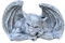 Steinfigur Gargoyle Denker frostfest wetterfest Steinguss