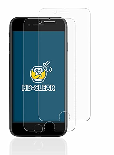 brotect Screen Protector compatible with Apple iPhone SE 2 / SE 3 (2 Pack) - HD-Clear Protection Film