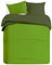 Banzaii Set Copripiumino Bicolor 100% Microfibra con Federa Double Face Singolo 150x200 cm Verde/Militare