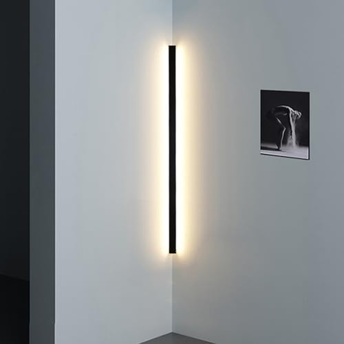 Jadssox Eck-Wandleuchte Schwarz Wandleuchte, Acrylschirm Aluminium-Wandleuchte, Stimmungs-LED-Eck-Wandleuchten für Wohnzimmer Schlafzimmer Gaming-Raum Schaffen Sie eine lebhafte Party…