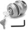 QWORK® Caravan Hitch Lock, Trailer Hitch Lock, Zinc Alloy, Universal Trailer Lock, Anti-theft Locking Device