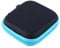 Earphone Case, Portable Mini Earbuds Pouch - Small Square Hard Case With Zipper - Headset Cable & Jewelry Storage Box Organizer