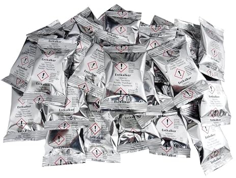 Entkalkungstabletten Entkalker 15g • Für Kaffeevollautomaten, Dampfgarer, Bügelsysteme, Wasserkocher, Heißwasserbereiter uvm. (100)
