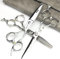 SHARONDS professionelle Friseurschere 6 Zoll Haarschneideschere 440C Salonschere Friseur Effilierschere Set 30-35% Ausdünnungsrate… (Drei Stück Set)