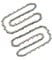 perfektGarten Lot de 2 chaînes de tronçonneuse 45 cm ; 1,5 mm ; 0,325 ; 72 TG compatibles avec Parkside PBKS53 A2 / PBKS 53 A1