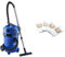 Nilfisk Multi II 30 T Nass-/Trockensauger, 1400 W (blau) & Filterbeutel 22L/30l (4 Stück, Multi II Staubsauger mit 22- und 30-Liter-Kanistern, aus Hi-Flow-Vlies, sehr leicht) 107417195