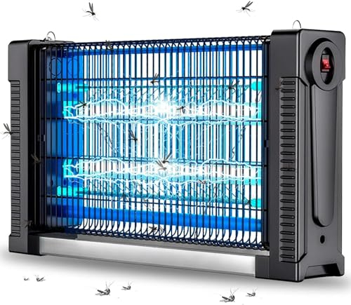 Lámpara Antimosquitos, 20W 2500V Trampa para Insectos Montada la Pared con Cadena de Pared, Eficaz para Reducir los Mosquitos, Moscas, Polillas en Interiores
