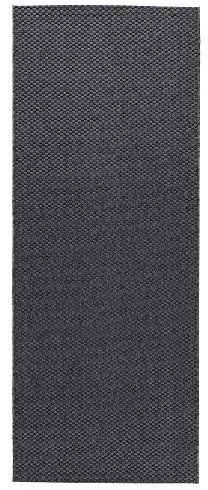 Teppich MORUM Flachgewebt, In/Outdoor, 80x200 cm, Dunkelgrau