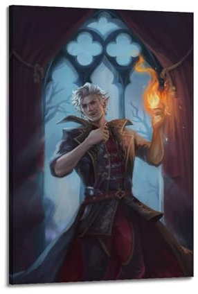 LMJUSNEFNC Spielposter Baldur's Gate 3, dekoratives Gemälde, Leinwand, Wandposter und Kunstdruck, moderne Familienschlafzimmer-Dekoration, Poster, 60 x 90 cm