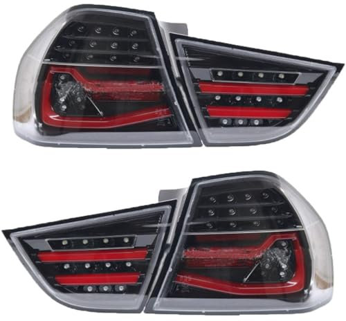 Auto Rückleuchten für BMW Series3 E90 318I 320I 328 330I 2009~2012,Auto Heckleuchte Rückfahrlicht Bremslicht Stop Turn Rücklichter Auto Zubehör