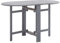 SDWEHO7 Gartentisch aus Holz, klappbar Terrassentisch Balkontisch Holztisch Wetterfest Garten Balkon Esstisch, Grau 120 x 70 x 74 cm Akazienholz Massiv