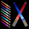 Golgner 2 pares de palillos luminosos con 9 modos de color, palillos para espada láser, palillos Sushi, palillos LED, reutilizables, aptos para lavavajillas, para casa, fiestas, sushi