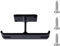 Rumyve Headphone Stand,Dual Headphone Stand Holder,Adhesive Headphone Hook,Universal Metal Headset Stand for Office and Home Use