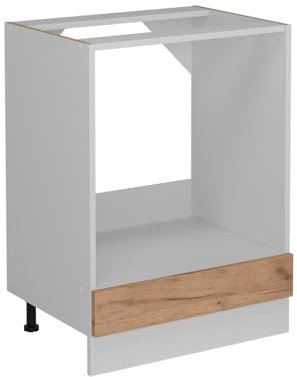 Vicco Herdumbauschrank R-Line, Goldkraft Eiche, 60 cm ohne Arbeitsplatte