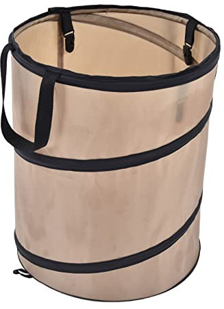 Sac de Jardin Pliable, Sacs de Pelouse en Papier, Poubelle Portable, Sacs de Déchets de Jardin Réutilisables, 10 Gallons, 37,8 L, pour Poubelle de Camping, Barbecues en Plein