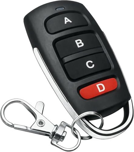 JUXINE Fernbedienung Garagentor 433MHz Fernbedienung Klonen,Handsender kompatibel mit Marantec für Schalter Licht, Garagentor.